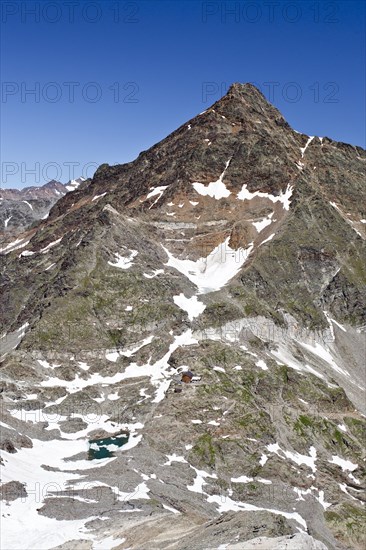 Landscape of Grafscharte Mountain