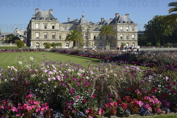 The Luxembourg Palace in the Jardin du Luxembourg