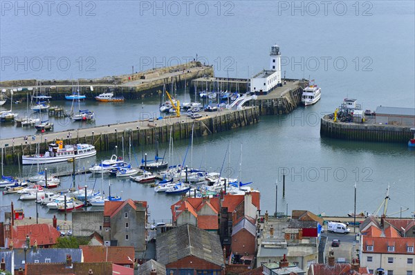 Port with the Scarborough Lighthouse