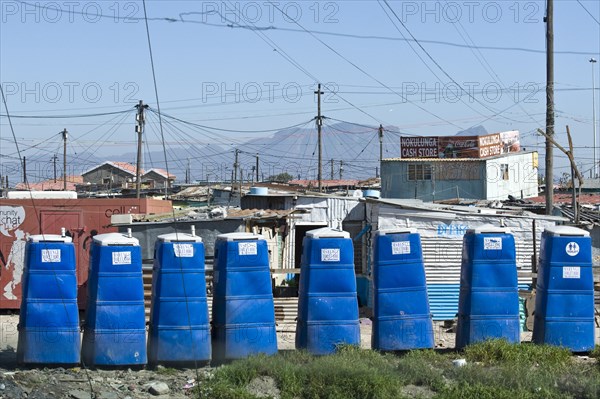 Public toilets in Khayelitsha township