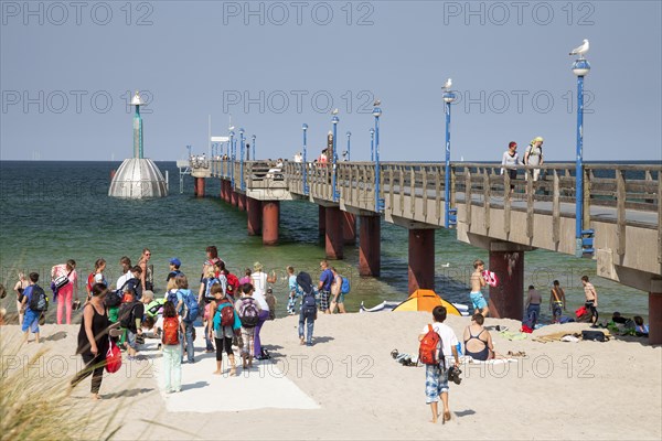 Pier and diving bell