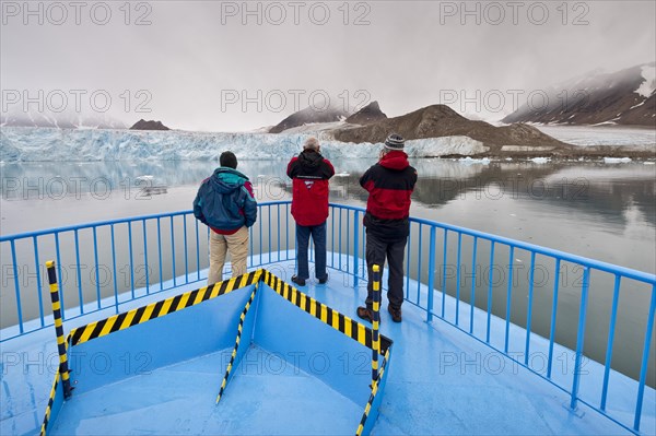 Tourists on an expedition ship