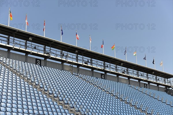 Empty grandstand