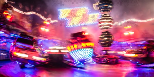 Fair ride at night