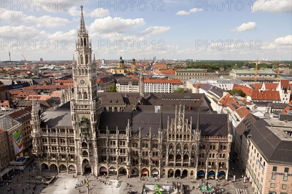 The New Town Hall on Marienplatz