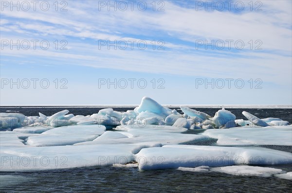 Ice floes in the Beaufort Sea