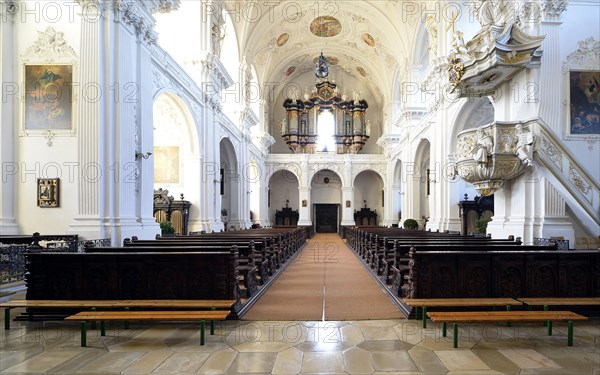 Organ in the historic arched vault