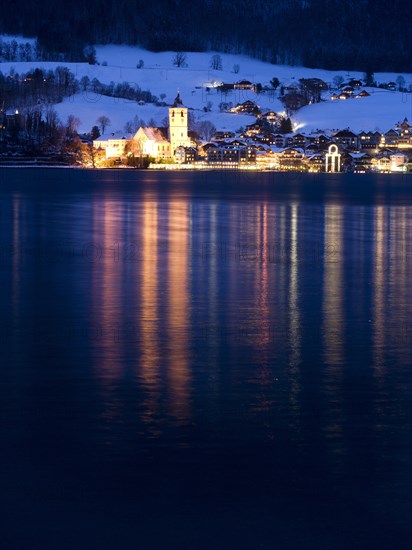 Lake Wolfgang at Christmas time