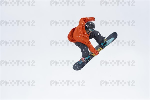 Trick skier jumping