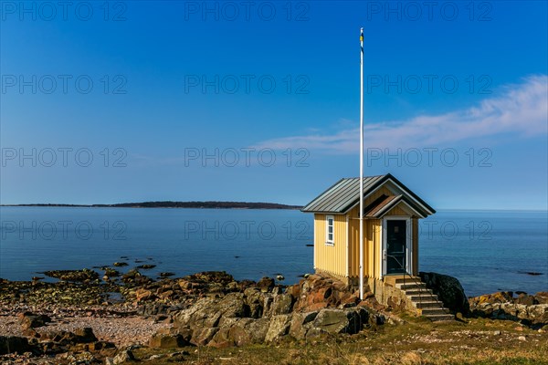 A small beachhouse located at the coast