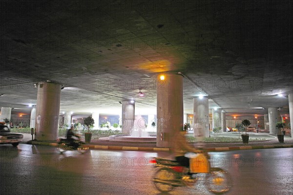 Typical road underpass