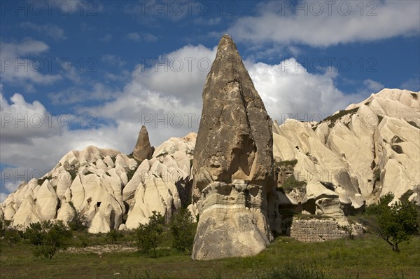 Tuff cones or fairy chimneys