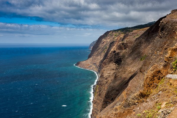 Cliff coast near Ponta do Pargo