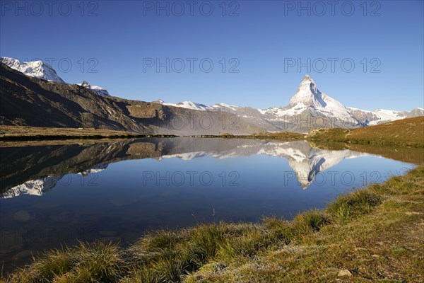 Matterhorn reflected in Lake Stellisee