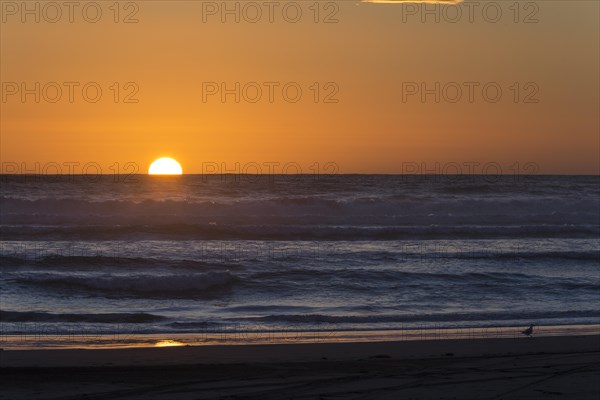 Sunset on the beach