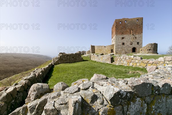 Hammershus castle ruins