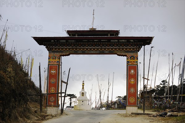 Gate on Yotong La Pass
