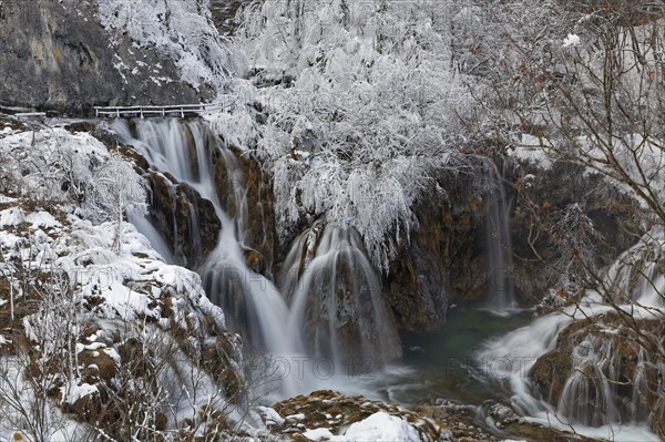 Waterfalls at the Large Waterfall or Veliki Slap