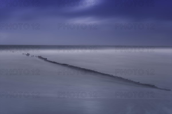 Groynes on the North Sea