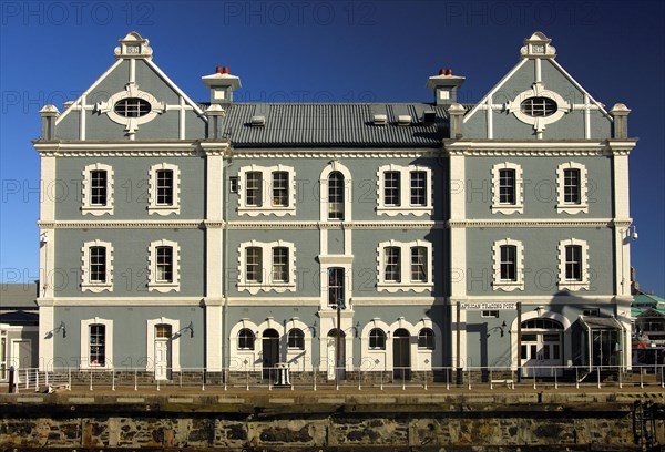 Renovated trading house building in the African Trading Port