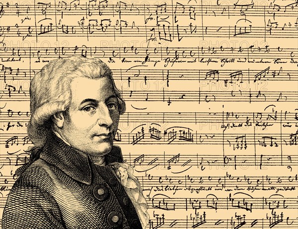 Portrait of Wolfgang Amadeus Mozart