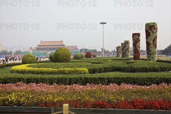 Overlooking Tiananmen Square towards the Forbidden City