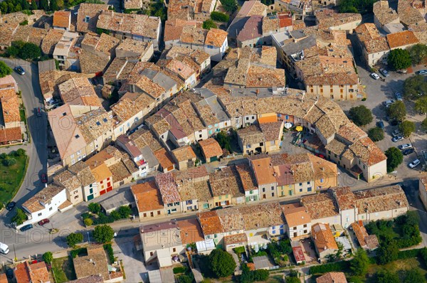 Aerial view of Puimoisson