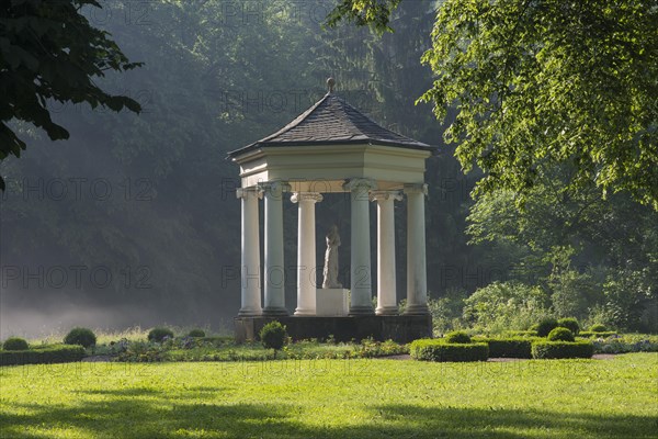 Temple of the Muses in the landscaped park of Tiefurt Mansion