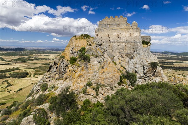 The ruins of the fortress Castello di Acquafredda