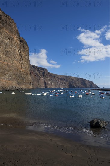 Fishing boats in the harbour of Vueltas