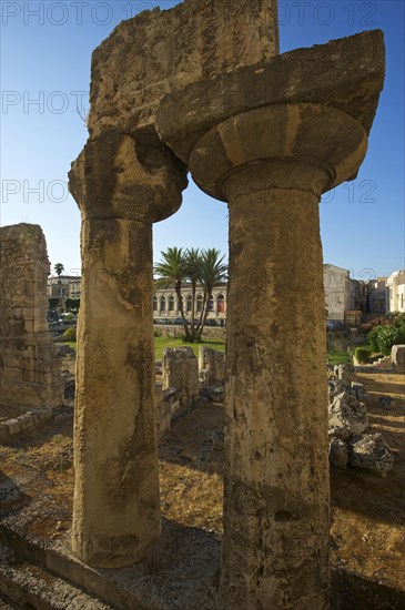 Temple of Apollo in the historic town centre