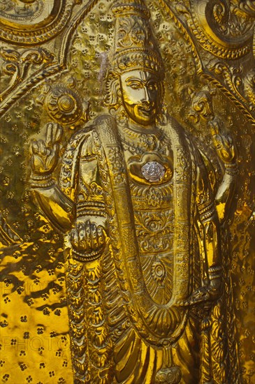 Relief of the god Vishnu
