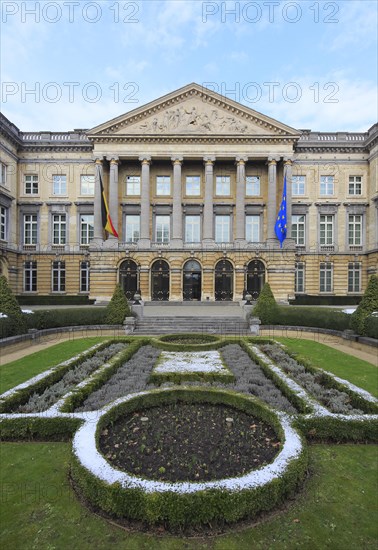 Belgian Parliament Palace of the Nation or the Palais de la Nation