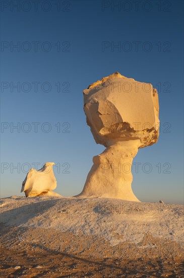 Chalk rock formations