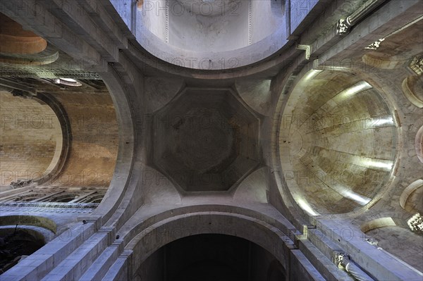 Nave vault of the Catholic Parish Church of La Garde-Adhemar