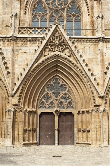 Gothic portal of the Lala Mustafa Pasha Mosque