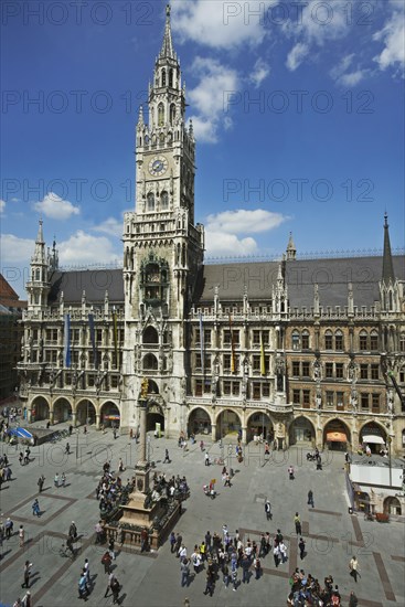 Marienplatz square and New Town Hall