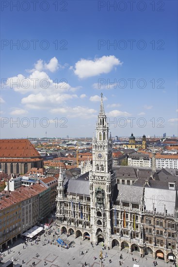 Marienplatz square and New Town Hall