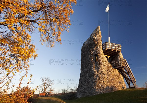 The ruins of Burg Eversberg Castle