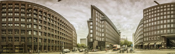 Panoramic view of Chilehaus