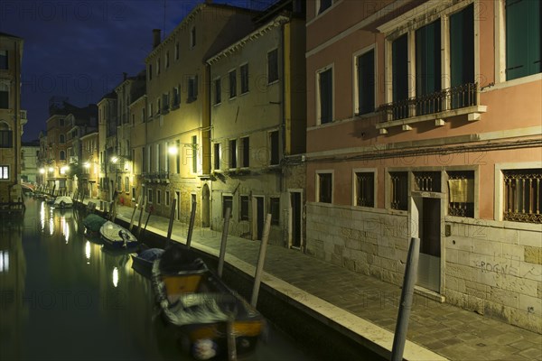 Canal at night