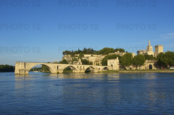 Pont Saint-Benezet bridge over the Rhone River