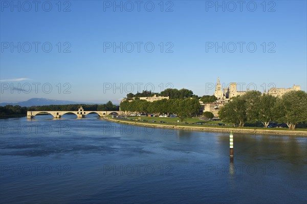 Pont Saint-Benezet bridge over the Rhone River