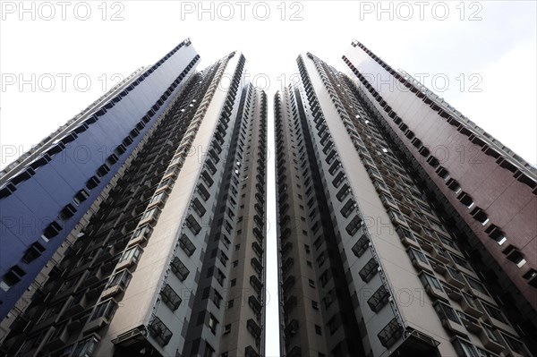 Two identical residential towers