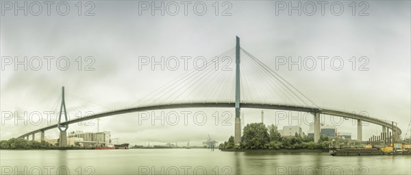 Panoramic view of the Koehlbrand Bridge