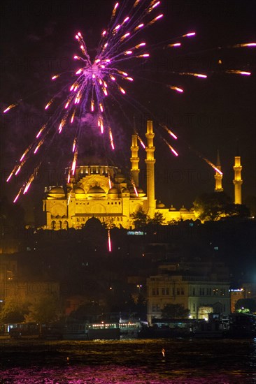 Fireworks over the Golden Horn