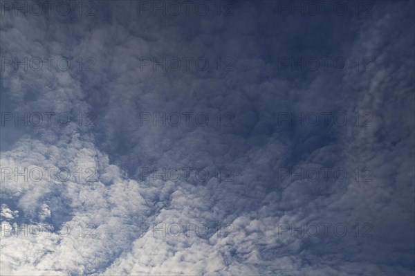 Layer of piled clouds