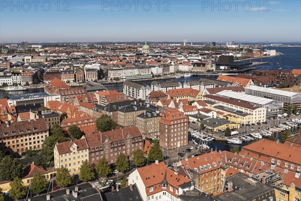 View over the old town from the tower of the Church of the Redeemer