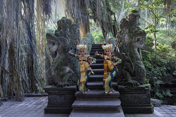 Two Balinese dancers