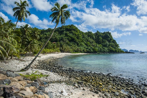 Wild beach on the east coast of Tutuila island